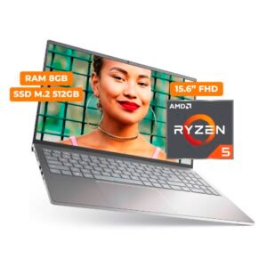 Portátil Dell Inspiron 15 3525, Ryzen 5, 8GB RAM, SSD 512GB, pantalla FHD 15.6